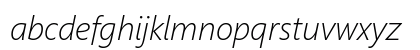 Segoe UI Light Italic Preview
