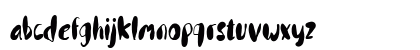 Splatzio-demo Regular Lowercase Preview