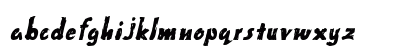 Paint Italic Lowercase Preview