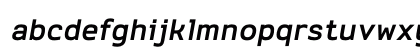 Do Gothic Bold Oblique Lowercase Preview