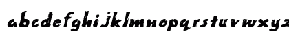 PaintExtended Italic Lowercase Preview