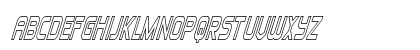 Blizzard Shaft Outline Italic Regular Preview