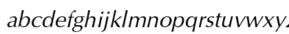 AGOpusHRC Italic Preview