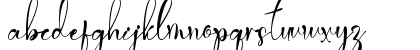 Valentine Moon Regular Lowercase Preview