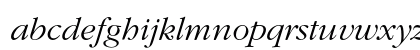 ITC Garamond Light Italic Preview