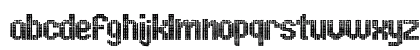 ugly font Regular Lowercase Preview