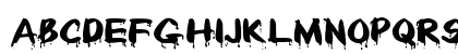Paintdrips Regular Lowercase Preview