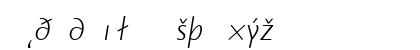 Scala Sans Light Italic Lowercase Preview