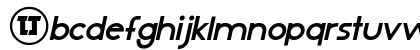 LJ Design Studios IS Bold Italic Lowercase Preview