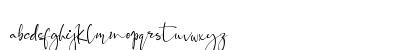 Black Pink Signature Regular Lowercase Preview