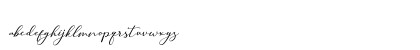 Hilland Regular Lowercase Preview