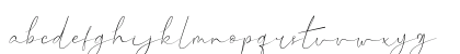 Hillonest Signature Regular Lowercase Preview