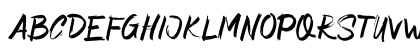 Asimone Brush Regular Lowercase Preview