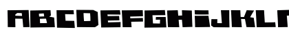 Buster Regular Lowercase Preview