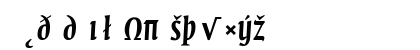 QuadraatDis Italic Lowercase Preview