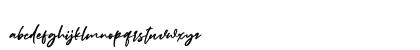 Billybond Regular Lowercase Preview