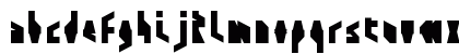 00ne Minicut 3 Regular Lowercase Preview
