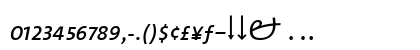 TheMix Italic Lowercase Preview