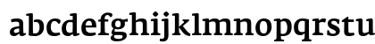 FedraSerifA MediumTF Lowercase Preview