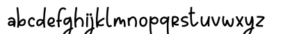 Vanilla Regular Lowercase Preview