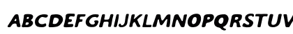 Chaos And Madness Free Italic Regular Lowercase Preview
