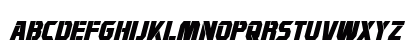 Combatron Bold Italic Lowercase Preview