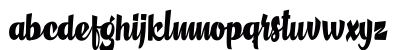 Hometown Personal Use Regular Lowercase Preview