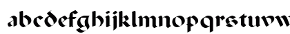 Paladin Regular Lowercase Preview