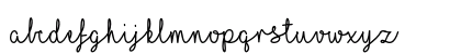 Yellow Butterflies Regular Lowercase Preview