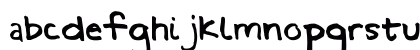 Fh_Sheena Regular Lowercase Preview