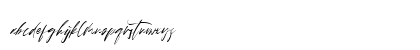 Brittany Angella Regular Lowercase Preview