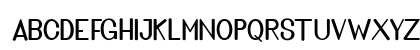 Golden Bridge Sans Regular Lowercase Preview