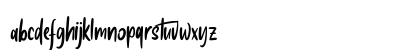 Hoosky Regular Lowercase Preview