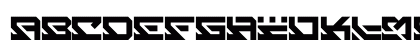 WAR EAR Regular Lowercase Preview