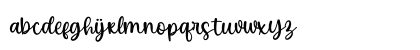 Beauty Smile Regular Lowercase Preview