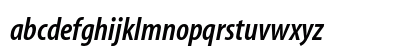 Myriad Cn Semibold Italic Preview