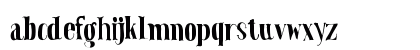 Rosta Regular Lowercase Preview