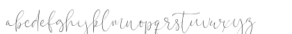 Calistin Regular Lowercase Preview