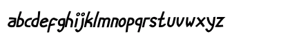Little Fish Italic Regular Lowercase Preview