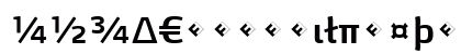 MaxDemiSerif-SemiBoldExp Regular Lowercase Preview