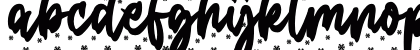 Christmas Present Snow Regular Lowercase Preview