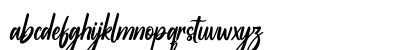 Handmade Calligraphy Regular Lowercase Preview