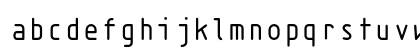 Isonorm Monospaced Lowercase Preview