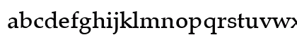 Palatino LT Light Bold Lowercase Preview