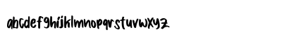 Boldey Typeface Regular Lowercase Preview