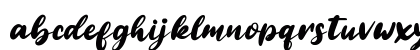 Hamidah Regular Lowercase Preview