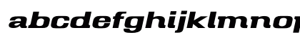 Mugio Slant Bold Lowercase Preview