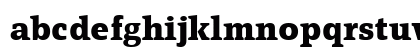 PageSerifTF-Bold Regular Lowercase Preview