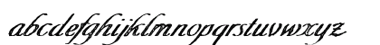 Merchande Print Script Rough Lowercase Preview