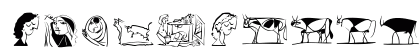 Pabloesques Regular Lowercase Preview